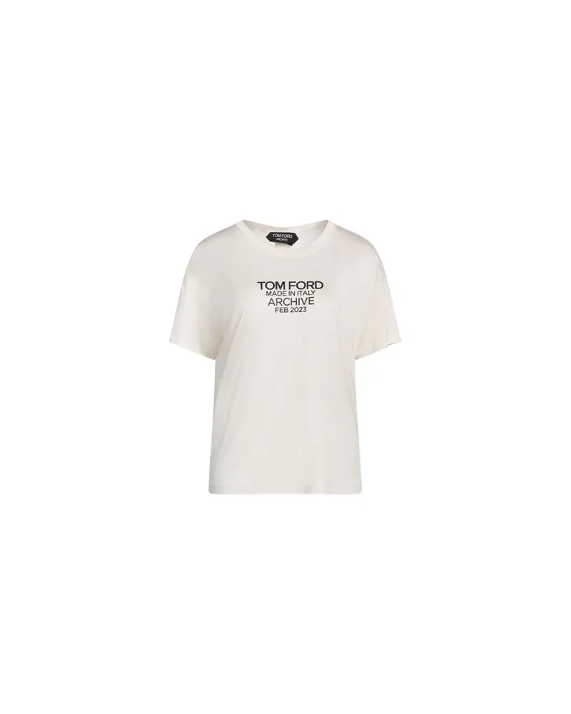 Tom Ford ARCHIVE - TOPS - T-shirtsauf YOOX.COM Cremeweiß