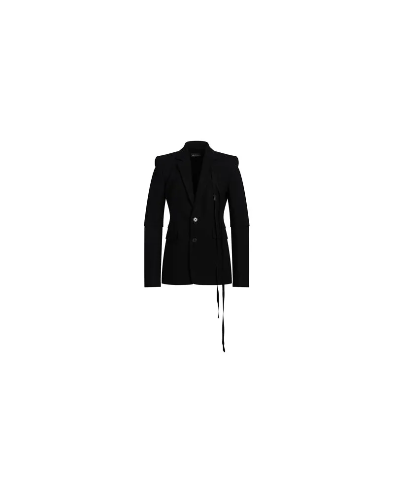 Ann Demeulemeester ANZÜGE und CO-ORDS - Blazersauf YOOX.COM Schwarz