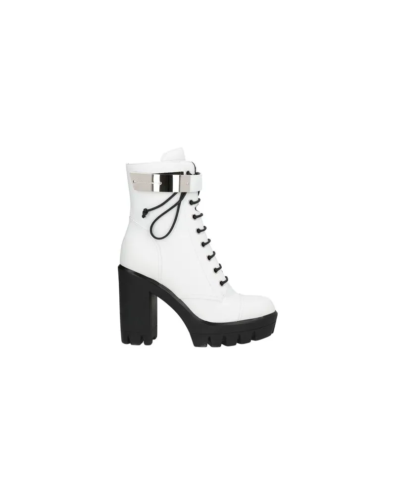 Giuseppe Zanotti SCHUHE - Stiefelettenauf YOOX.COM Weiß