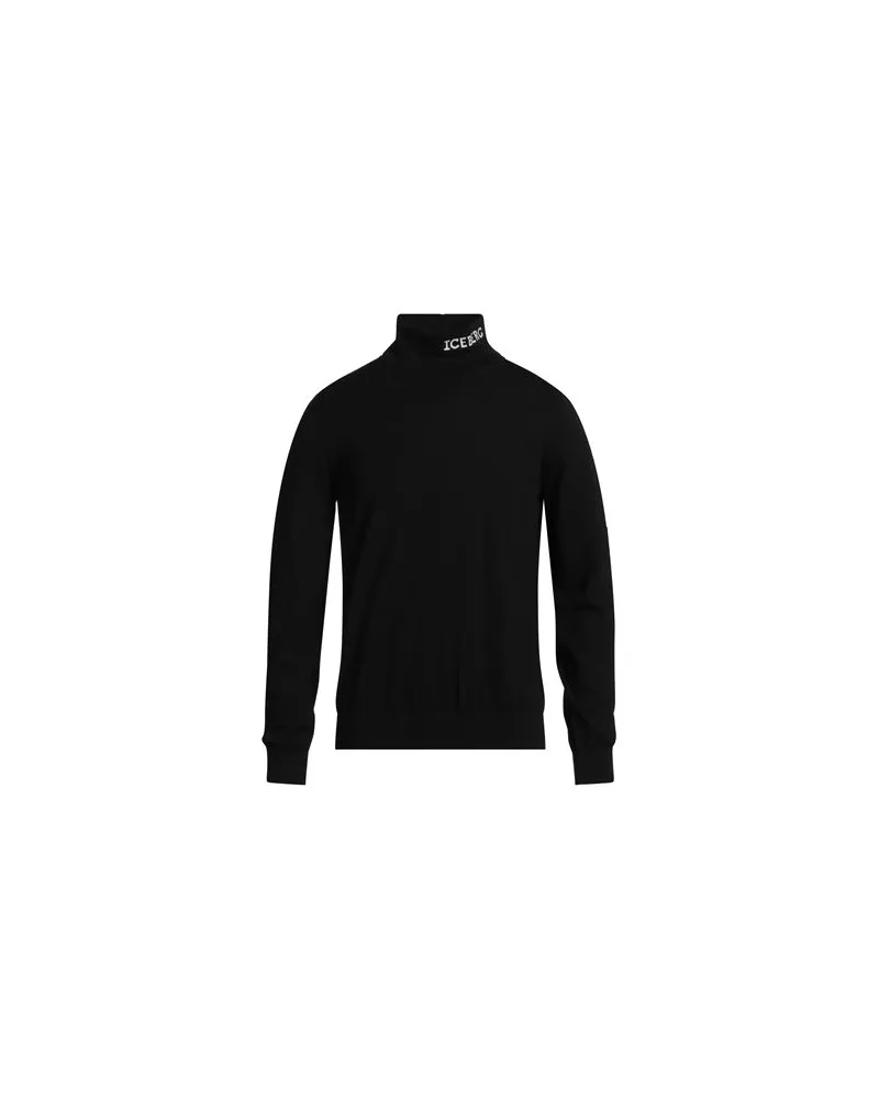 Iceberg STRICKWAREN - Rollkragenpulloverauf YOOX.COM Schwarz