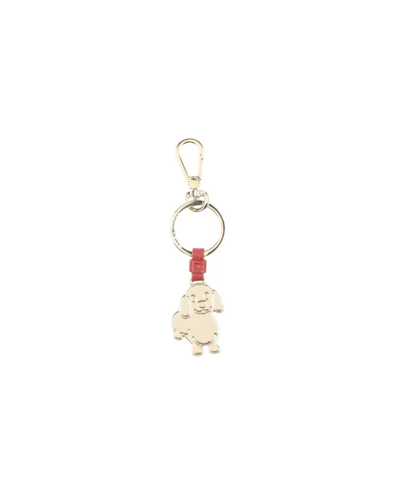 Coccinelle Kleinlederwaren - Schlüsselanhängerauf YOOX.COM Gold