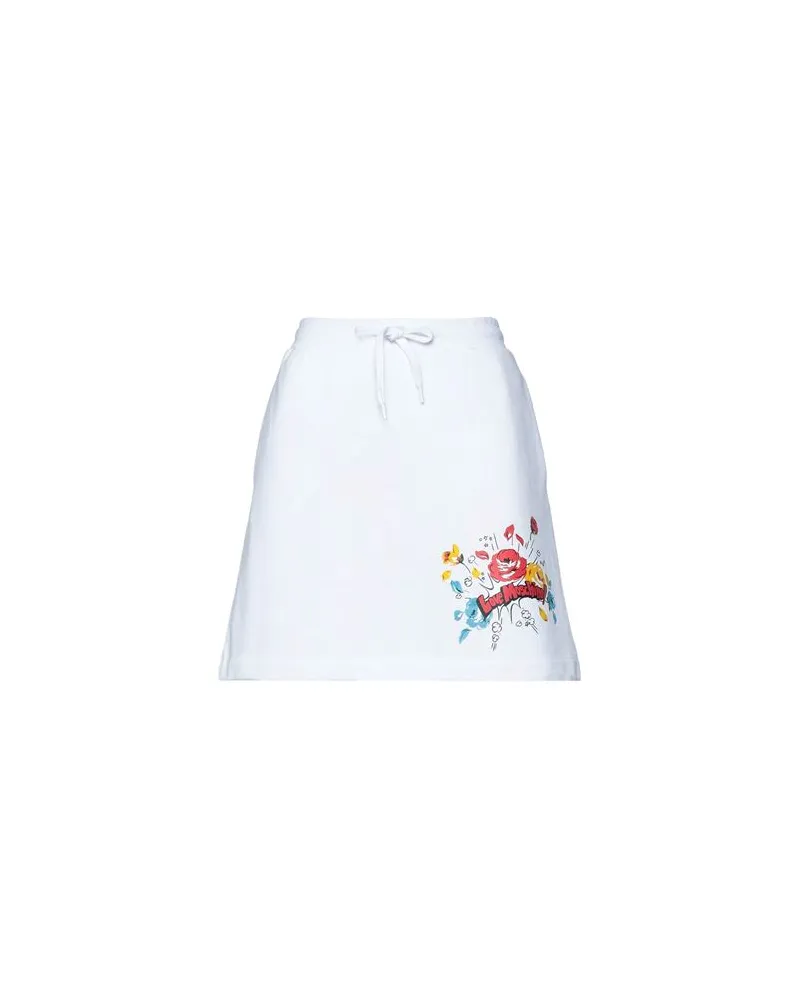 Moschino HOSEN & RÖCKE - Miniröckeauf YOOX.COM Weiß