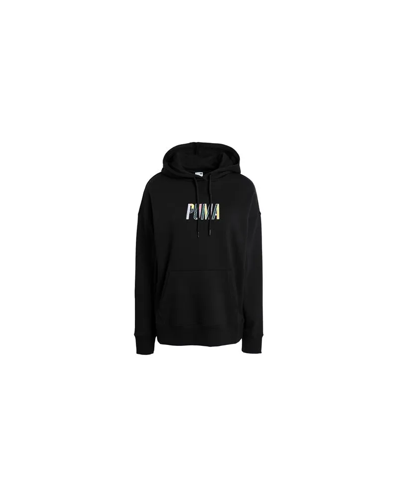 Puma SWxP Graphic Hoodie TR  - SWxP Graphic Hoodie TR - TOPS - Sweatshirtsauf YOOX.COM Schwarz