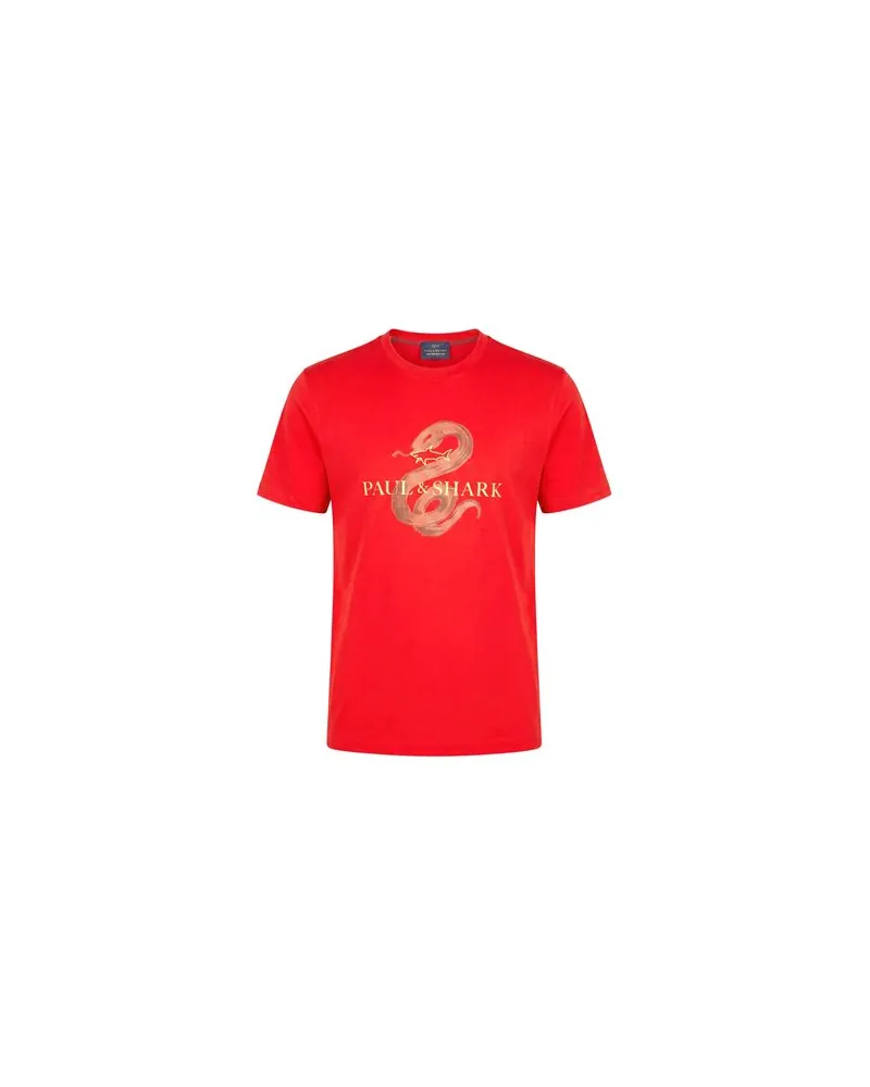 Paul & Shark TOPS - T-shirtsauf YOOX.COM Rot
