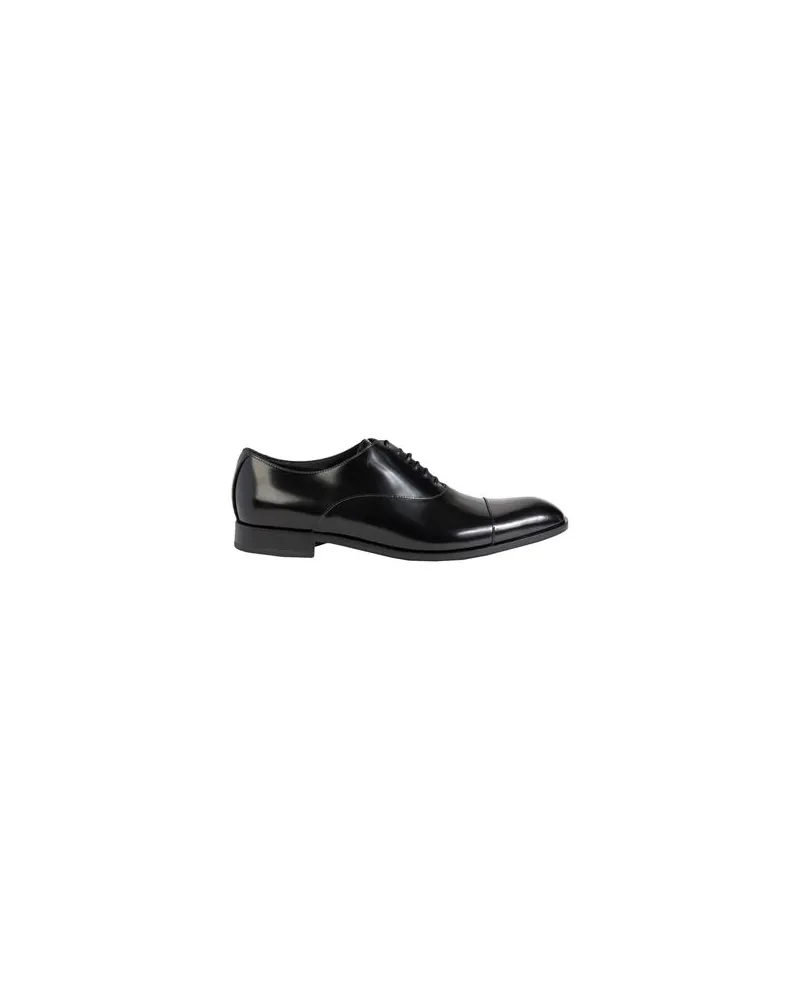 Emporio Armani SCHUHE - Schnürschuheauf YOOX.COM Schwarz