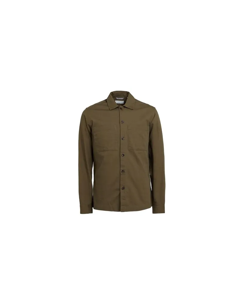 Jack & Jones TOPS - Hemdenauf YOOX.COM Militärgrün