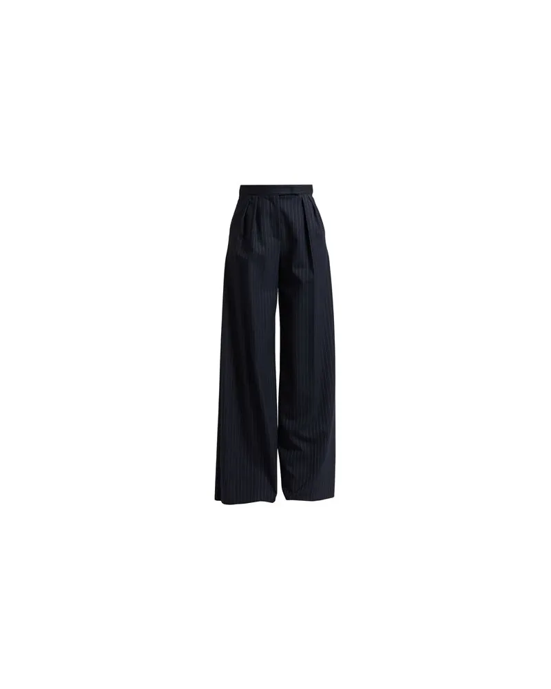 Max Mara SFILATA - HOSEN & RÖCKE - Hosenauf YOOX.COM Nachtblau