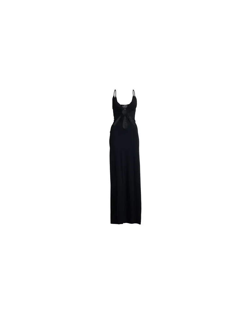 Elisabetta Franchi KLEIDER - Maxi-Kleiderauf YOOX.COM Schwarz