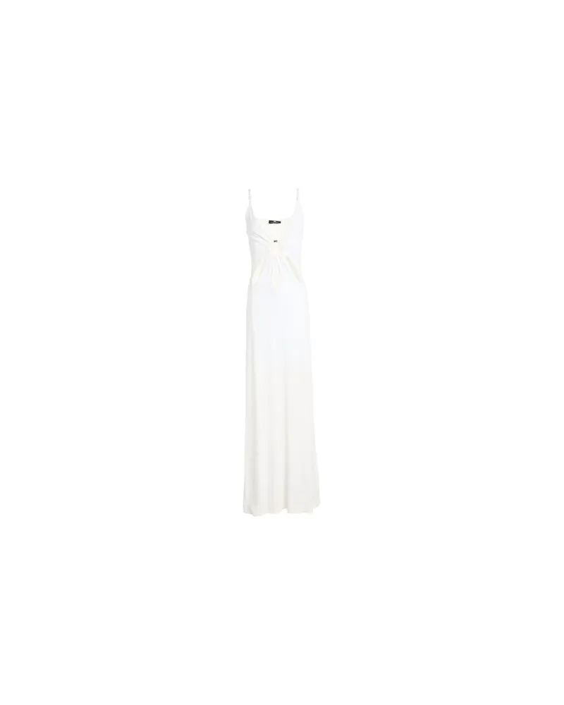 Elisabetta Franchi KLEIDER - Maxi-Kleiderauf YOOX.COM Weiß