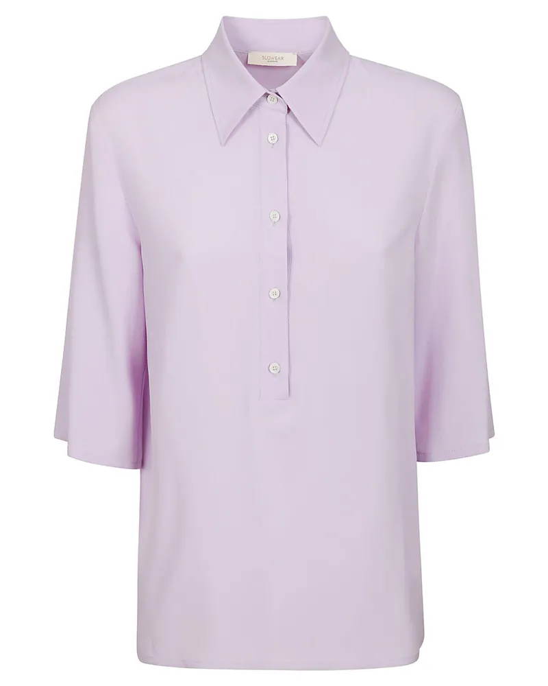 Glanshirt Hemd Rosa