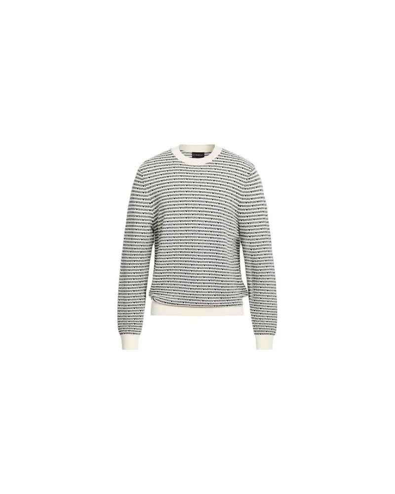 Emporio Armani STRICKWAREN - Pulloverauf YOOX.COM Elfenbein