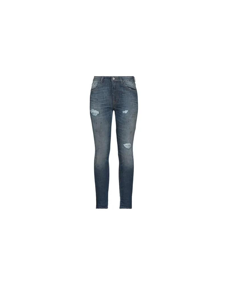 Novemb3r HOSEN & RÖCKE - Jeanshosenauf YOOX.COM Blau