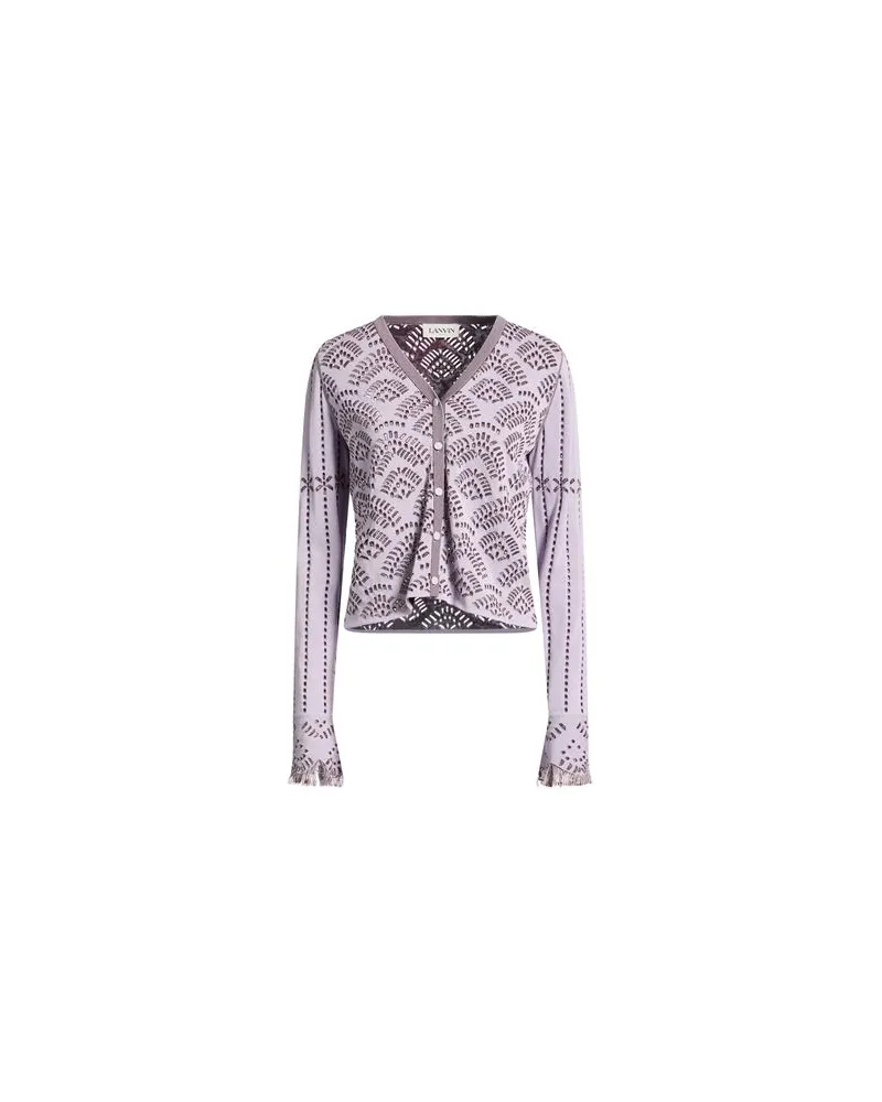 Lanvin STRICKWAREN - Strickjackenauf YOOX.COM Lila
