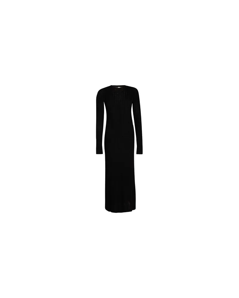 Totême KLEIDER - Maxi-Kleiderauf YOOX.COM Schwarz