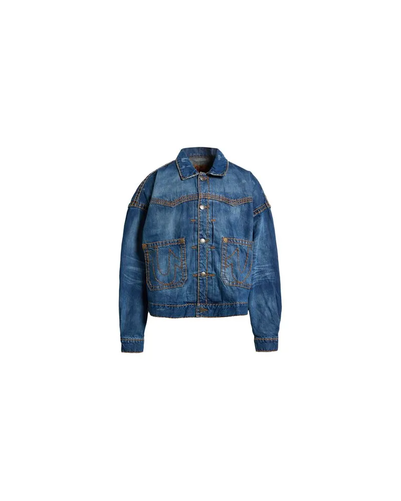 True Religion JACKEN & MÄNTEL - Jeansjacken/Mäntelauf YOOX.COM Blau
