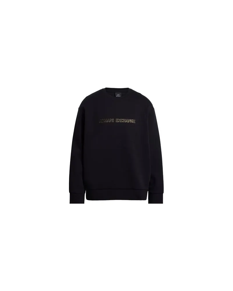 Armani Exchange TOPS - Sweatshirtsauf YOOX.COM Schwarz