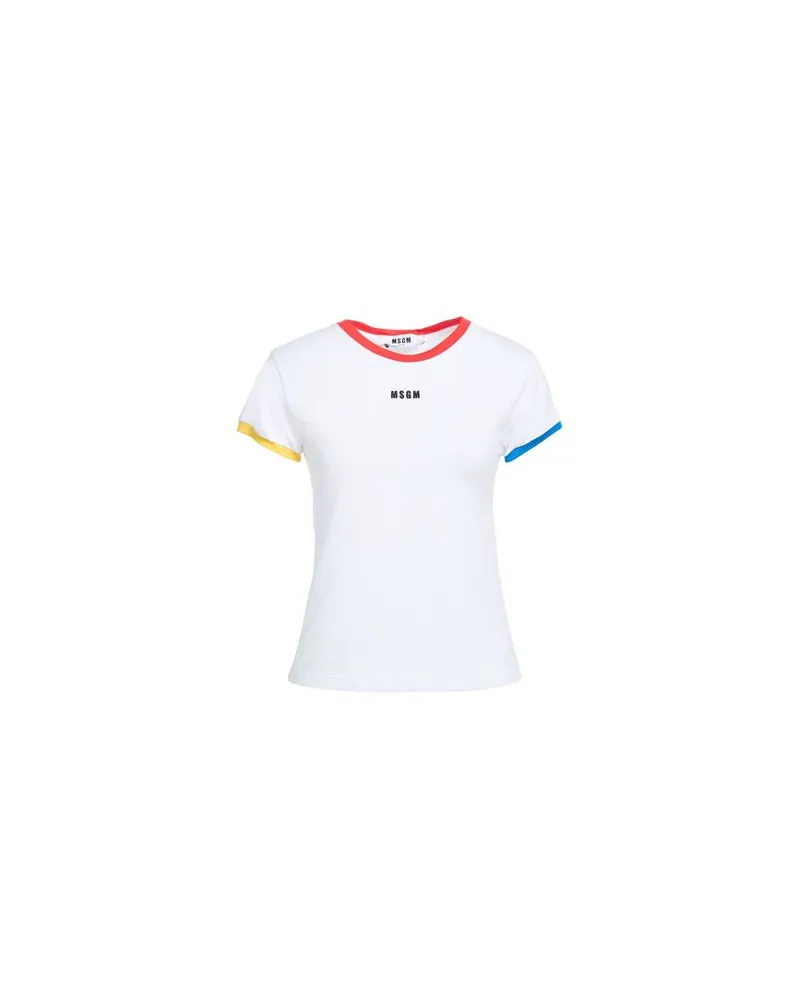 MSGM TOPS - T-shirtsauf YOOX.COM Weiß