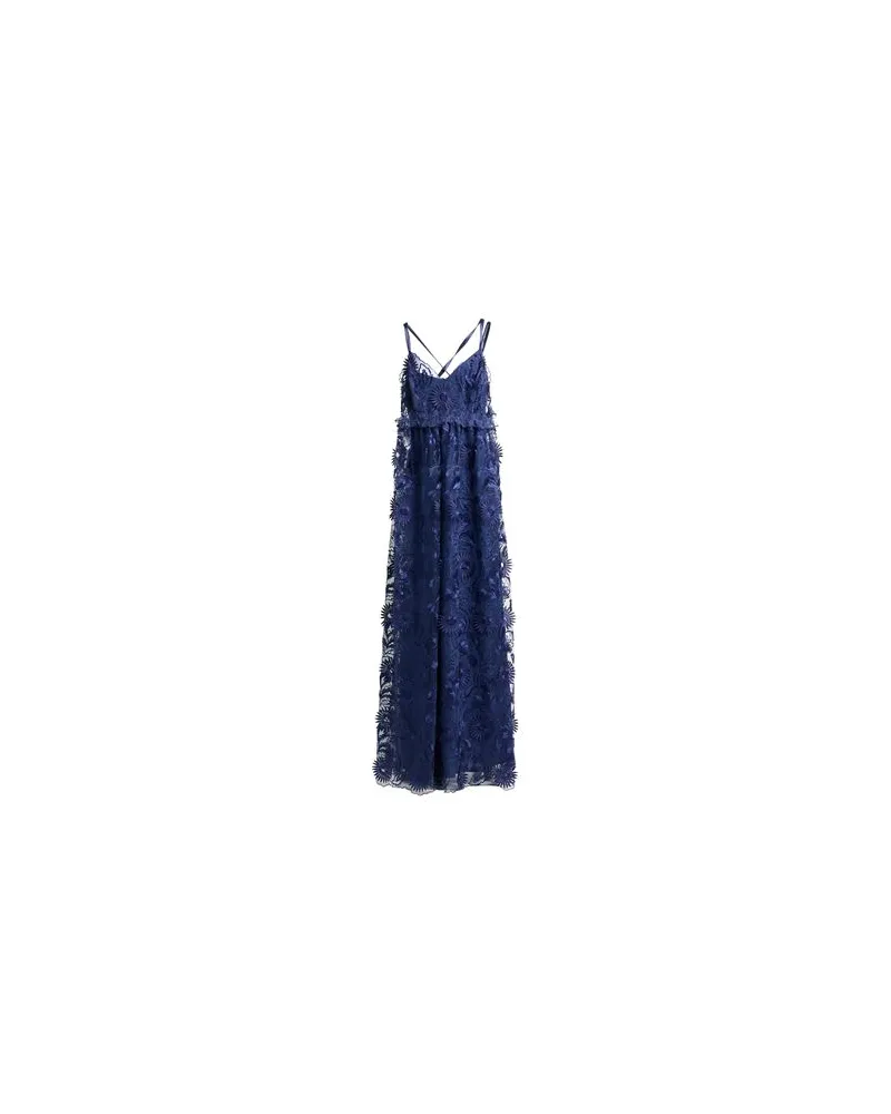 Alberta Ferretti KLEIDER - Maxi-Kleiderauf YOOX.COM Marineblau