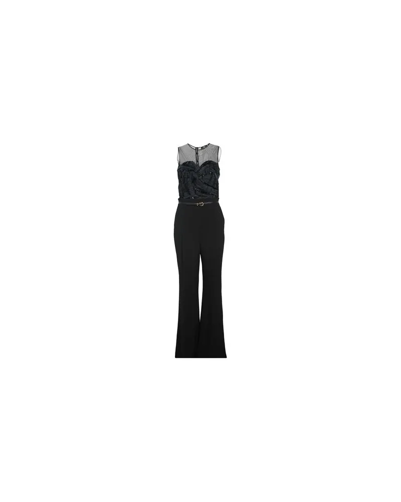 Elisabetta Franchi OVERALLS - Jumpsuitsauf YOOX.COM Schwarz