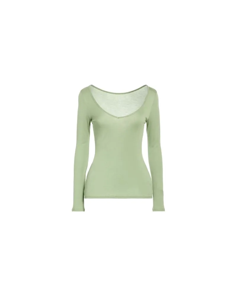 Majestic TOPS - T-shirtsauf YOOX.COM Salbeigrün