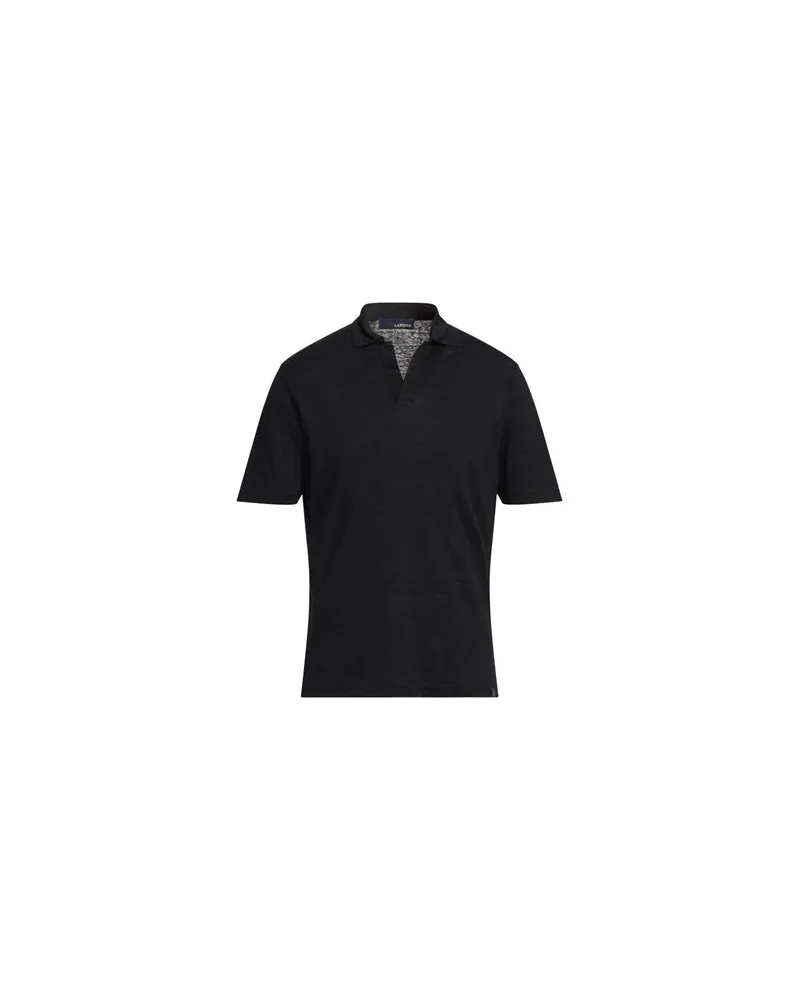 LARDINI TOPS - Poloshirtsauf YOOX.COM Schwarz