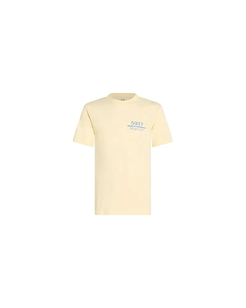 Obey TOPS - T-shirtsauf YOOX.COM Elfenbein