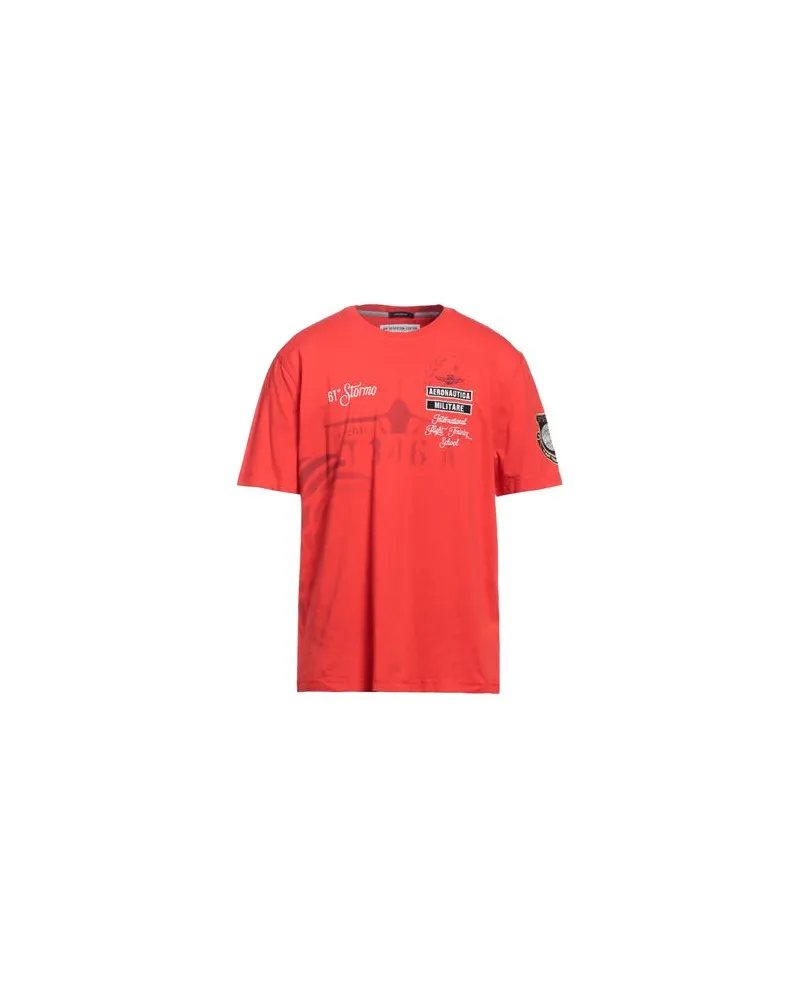 Aeronautica Militare TOPS - T-shirtsauf YOOX.COM Tomatenrot
