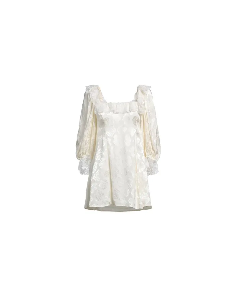 For Love and Lemons KLEIDER - Mini-Kleiderauf YOOX.COM Cremeweiß