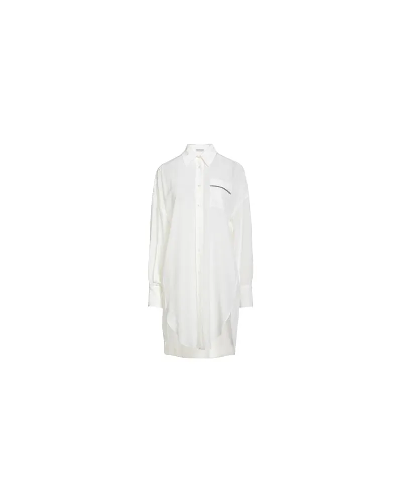 Brunello Cucinelli TOPS - Hemdenauf YOOX.COM Weiß