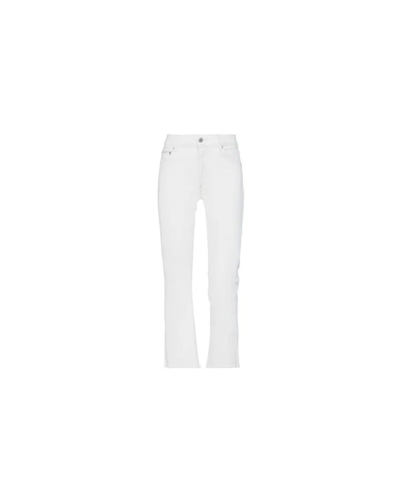 Care Label HOSEN & RÖCKE - Jeanshosenauf YOOX.COM Weiß