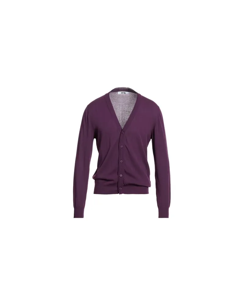 Mauro Grifoni STRICKWAREN - Strickjackenauf YOOX.COM Dunkelviolett