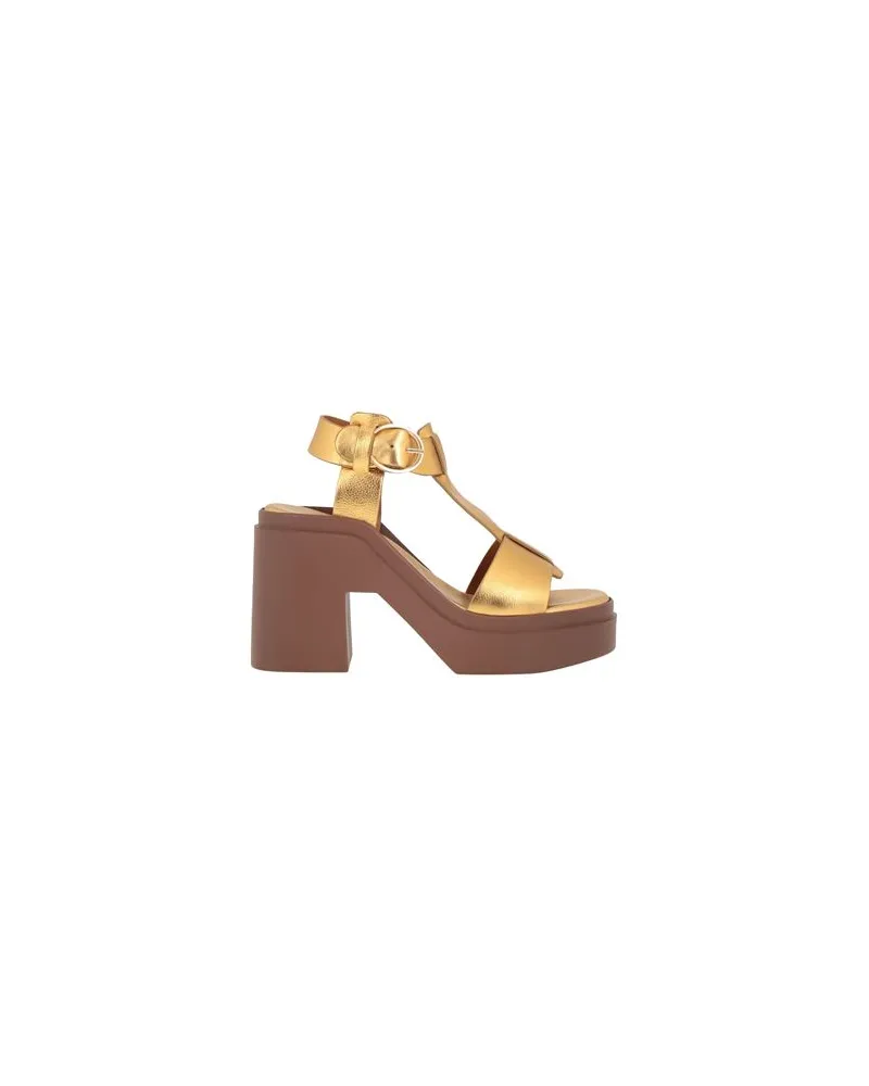 Robert Clergerie SCHUHE - Sandalenauf YOOX.COM Gold