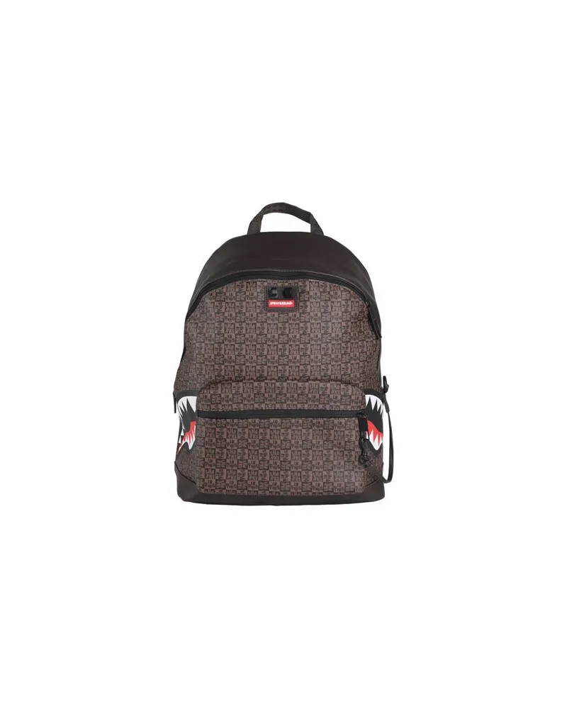 Sprayground SHARKS IN PARIS CHECK EMPERORER SIDE BACKPACK  - TASCHEN - Rucksäckeauf YOOX.COM Braun