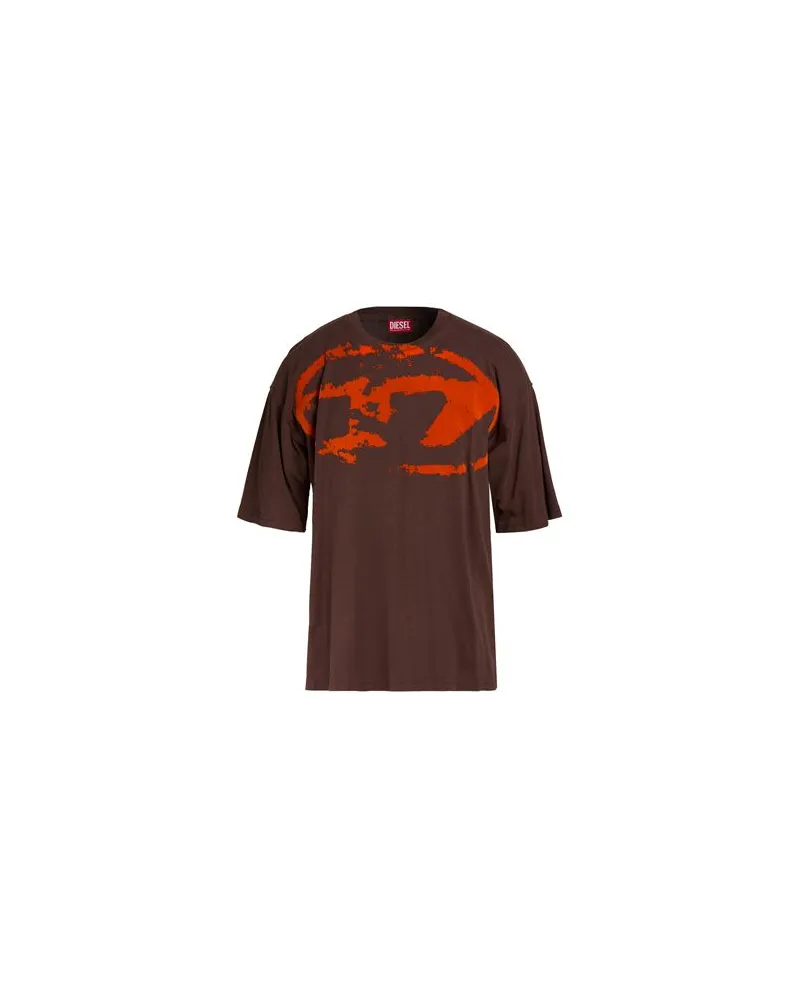 Diesel TOPS - T-shirtsauf YOOX.COM Schokobraun