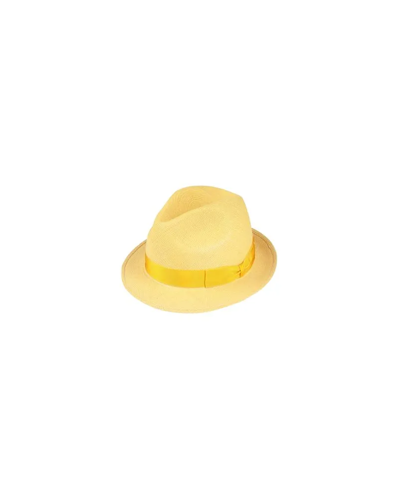 Borsalino ACCESSOIRES - Mützen & Hüteauf YOOX.COM Gelb