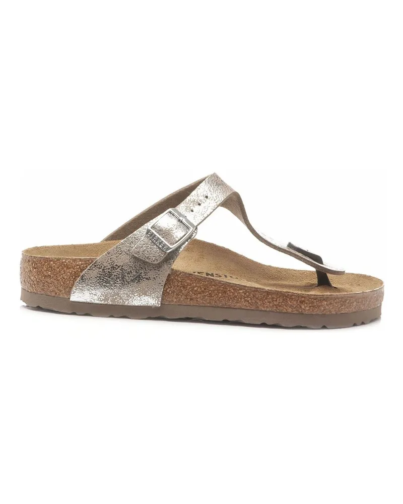 Birkenstock Zehentrenner Silber