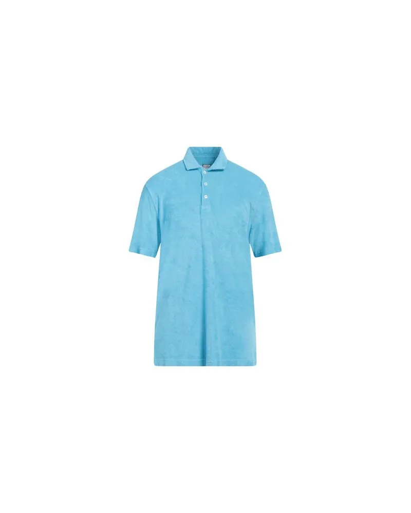 Fedeli TOPS - Poloshirtsauf YOOX.COM Azurblau