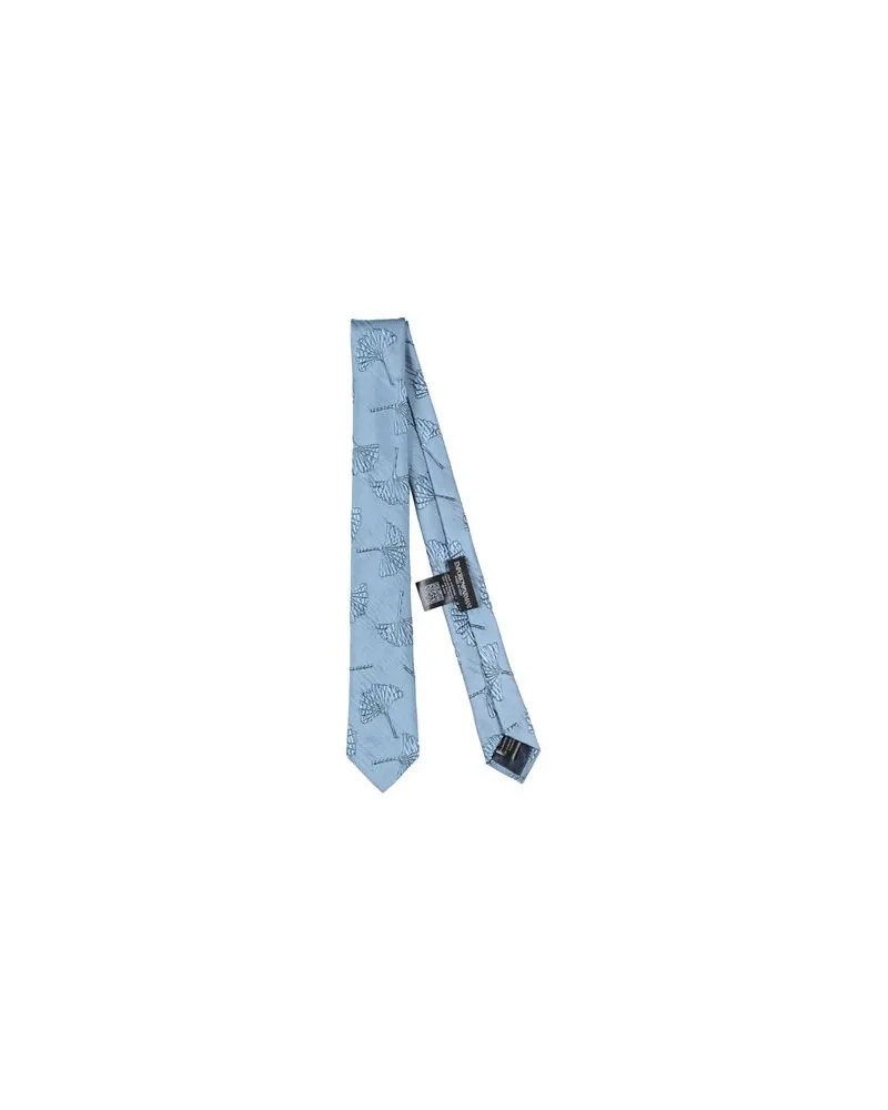 Emporio Armani ACCESSOIRES - Krawatten & Fliegenauf YOOX.COM Hellblau