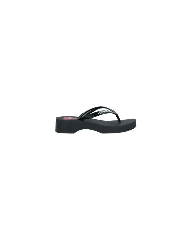 Moschino SCHUHE - Zehentrennerauf YOOX.COM Schwarz