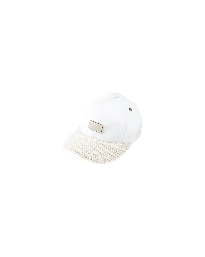 AGNONA ACCESSOIRES - Mützen & Hüteauf YOOX.COM Cremeweiß