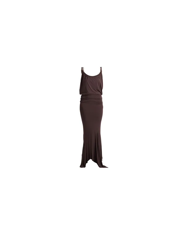 ATTICO KLEIDER - Maxi-Kleiderauf YOOX.COM Dunkelbraun