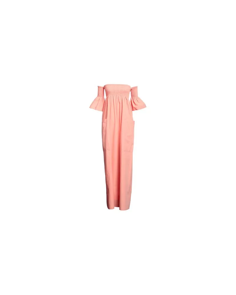 Semicouture KLEIDER - Maxi-Kleiderauf YOOX.COM Lachs