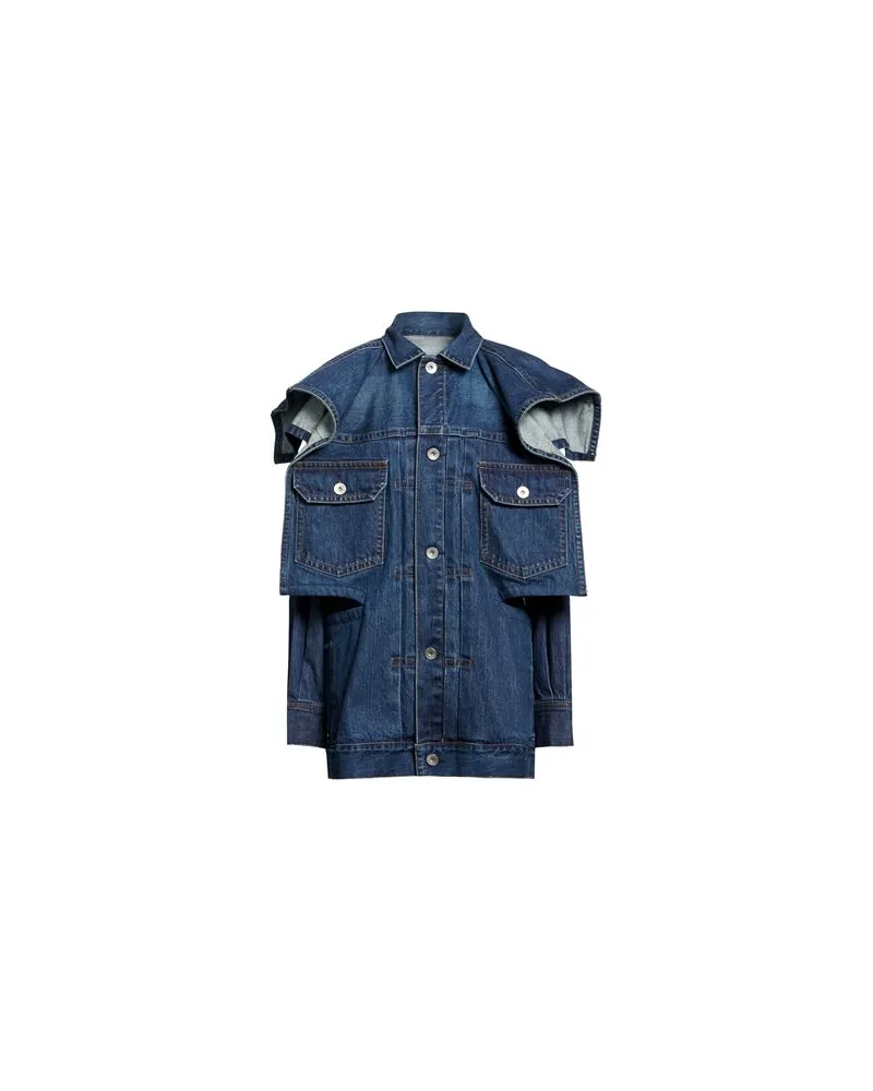Sacai JACKEN & MÄNTEL - Jeansjacken/Mäntelauf YOOX.COM Blau