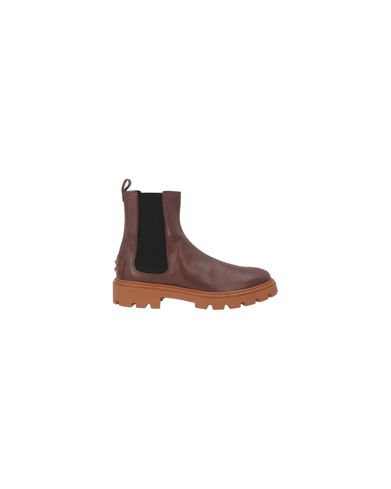 TOD'S SCHUHE - Stiefelettenauf YOOX.COM Braun