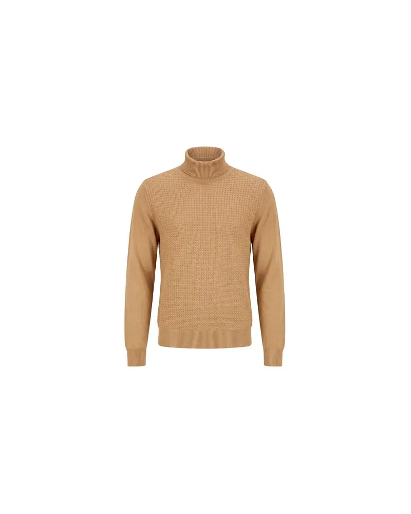 Manuel Ritz STRICKWAREN - Rollkragenpulloverauf YOOX.COM Sand
