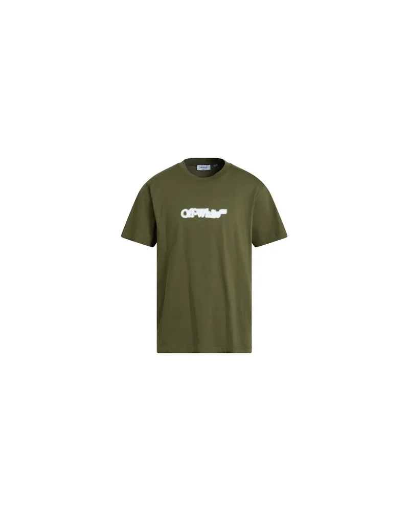 OFF-WHITE TOPS - T-shirtsauf YOOX.COM Militärgrün