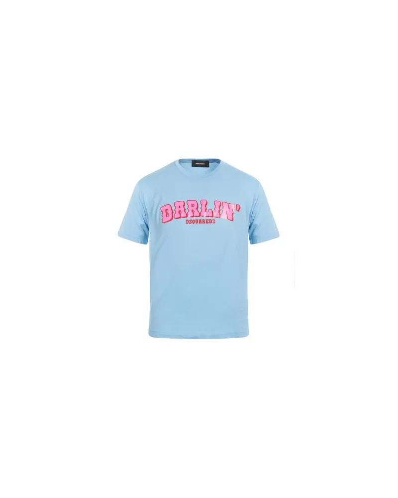 Dsquared2 TOPS - T-shirtsauf YOOX.COM Hellblau