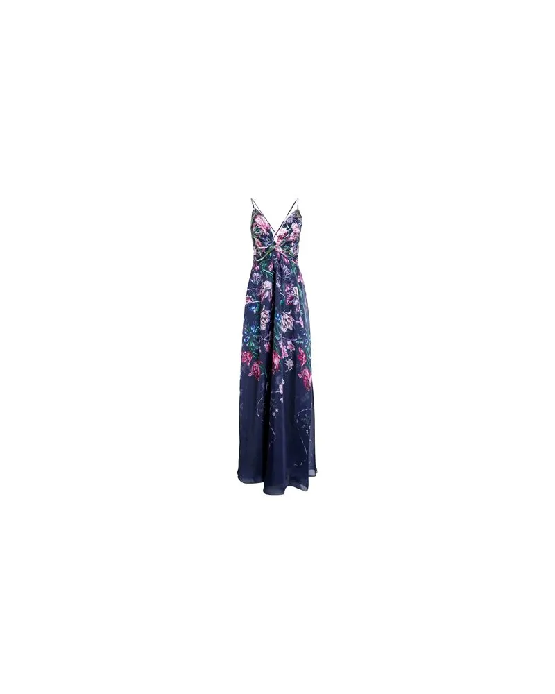 Marchesa KLEIDER - Maxi-Kleiderauf YOOX.COM Nachtblau