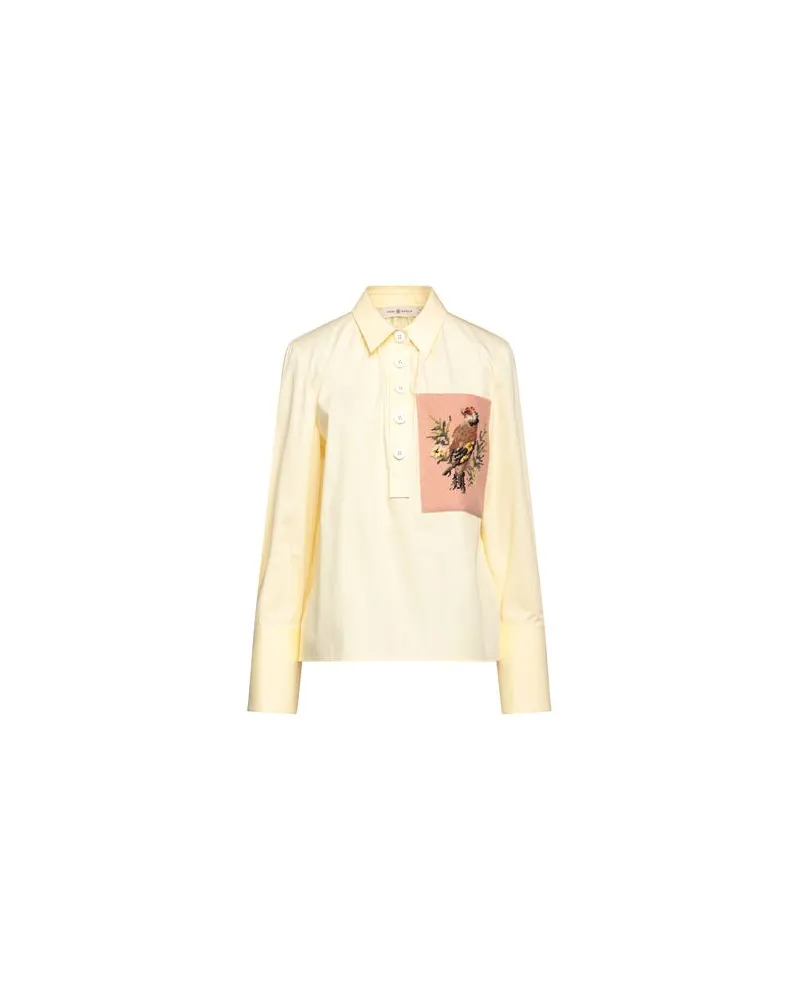 Tory Burch TOPS - Hemdenauf YOOX.COM Pastellgelb