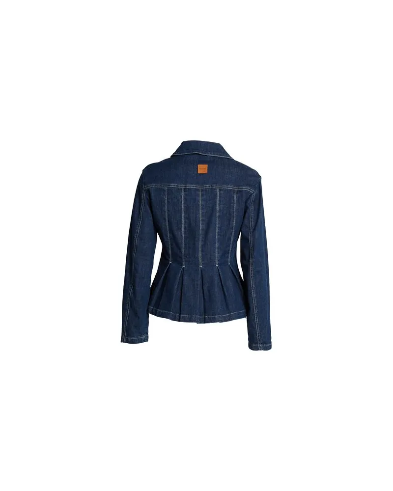 Please JACKEN & MÄNTEL - Jeansjacken/Mäntelauf YOOX.COM Blau